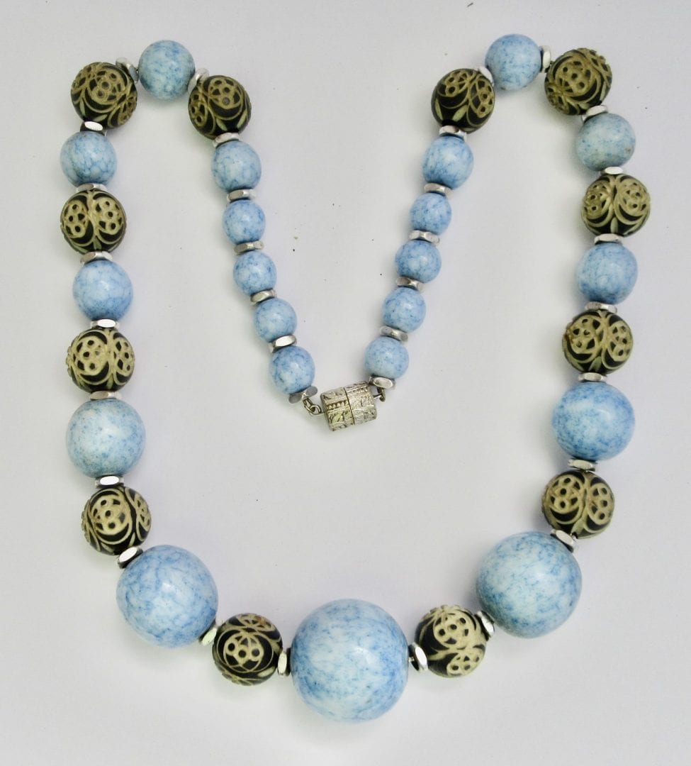 Sold at Auction: Unsigned Louis Rousselet necklace, turquoise