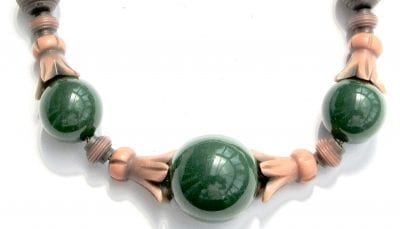 Louis Rousselet Green Necklace