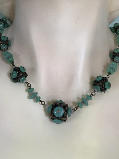 Art Deco Czech Necklace