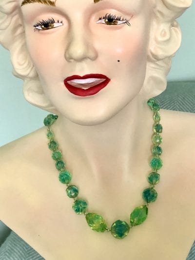 1930s Uranium Glass Beads