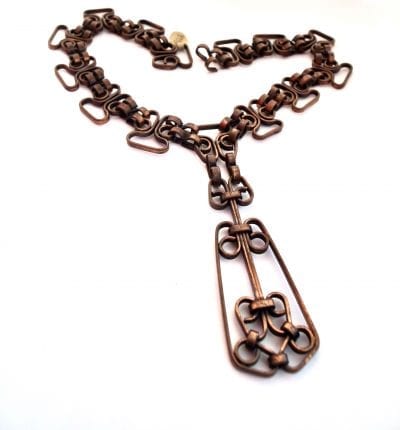 Vintage 1970s brutalist necklace