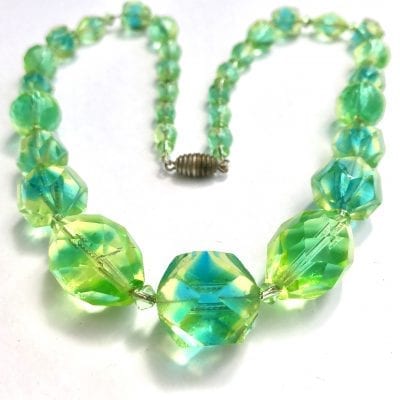 1930s Uranium Glass Beads