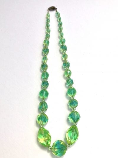 1930s Uranium Glass Beads