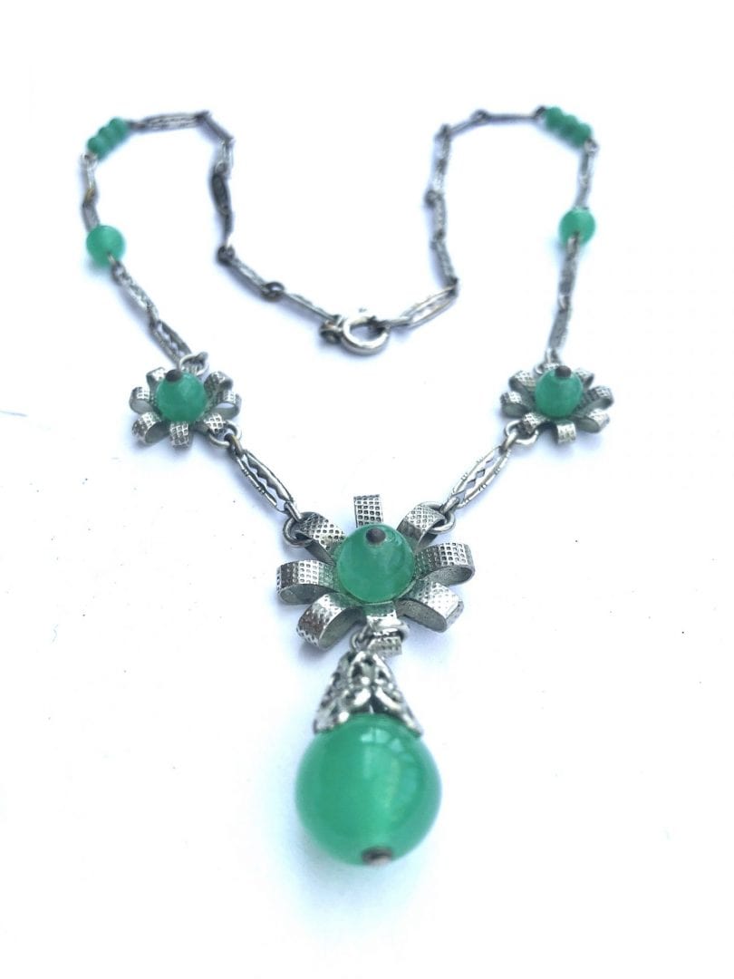 Louis Rousselet Flower Necklace - Jewels Past | Vintage Costume Jewellery