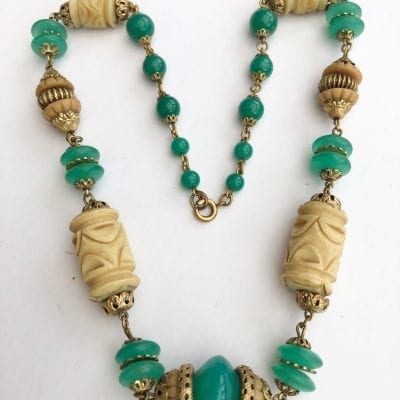 Art Deco Czech Necklace