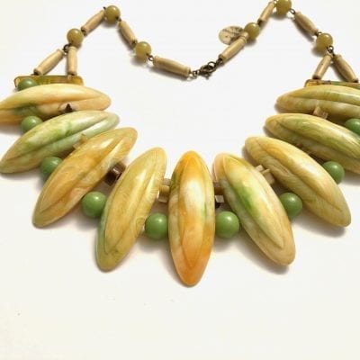 1930s Bakelite & Celluloid Necklace