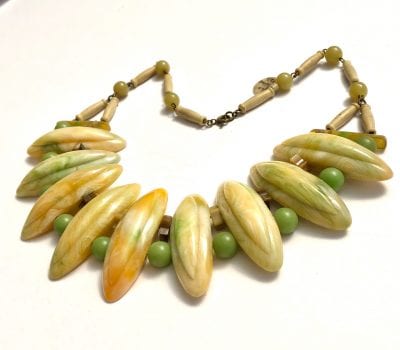 1930s Bakelite & Celluloid Necklace