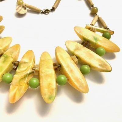 1930s Bakelite & Celluloid Necklace