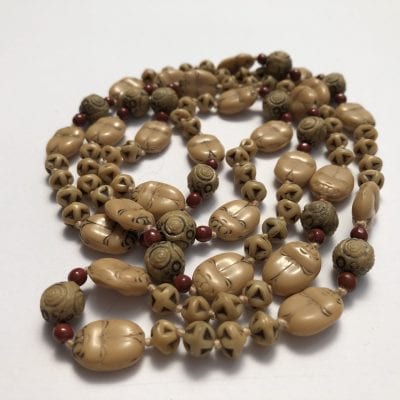 Neiger Scarab 1920s Beads