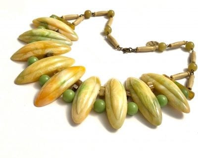 1930s Bakelite & Celluloid Necklace