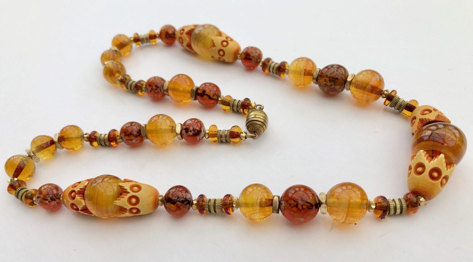 1930s Louis Rousselet Amber Necklace - SOLD - Jewels Past