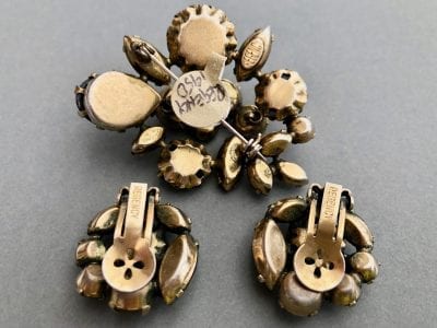 Regency 1950s Brooch Set