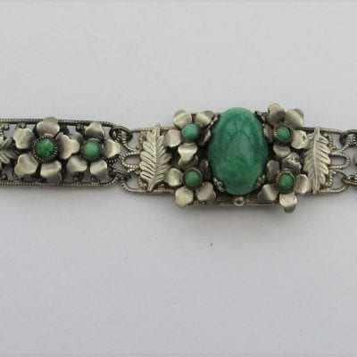 Neiger 1930s Flower Bracelet