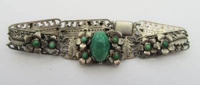 Neiger 1930s Flower Bracelet