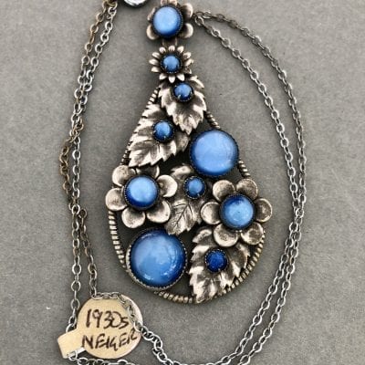 Neiger 1930s Blue Necklace