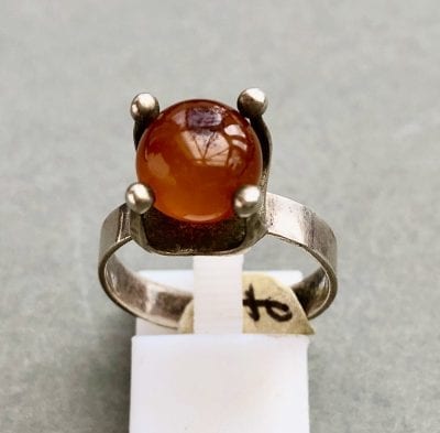 1960s Polish Silver Ring