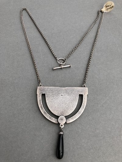 1920s Style Silver Pendant