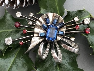 Mazer 1940s Sterling Brooch