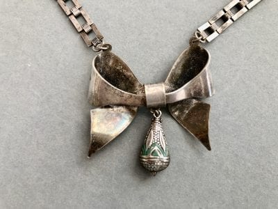 1920s Jakob Bengel Bow Necklace