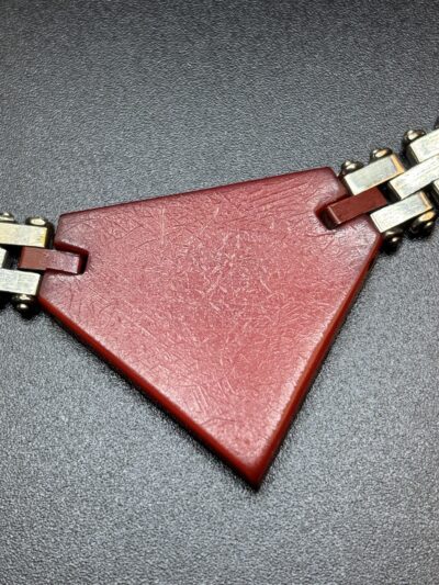 Jakob Bengel red Bakelite Necklace